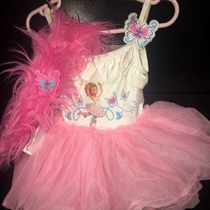 Disney fancy Nancy tutu dress with the scarf
